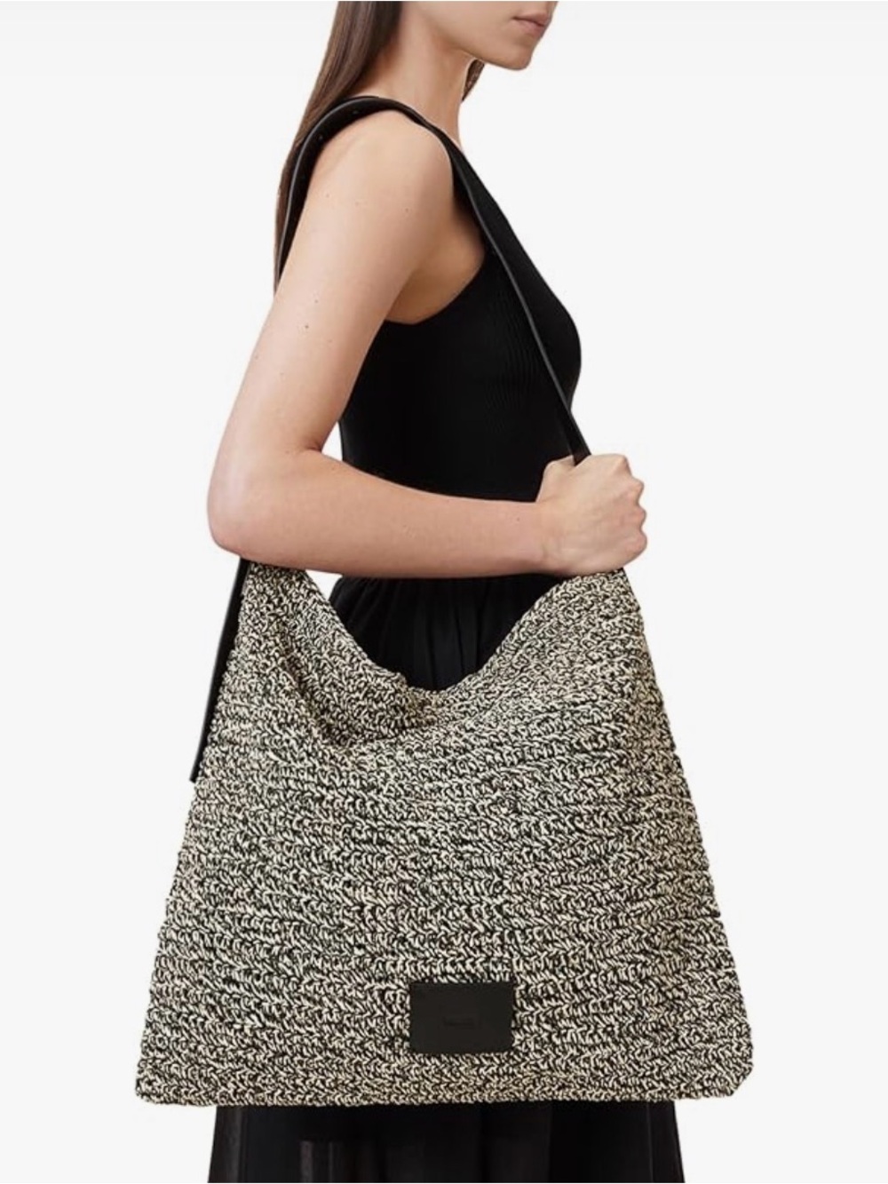 NWT All Saints Asha Paper Shoulder Bag
